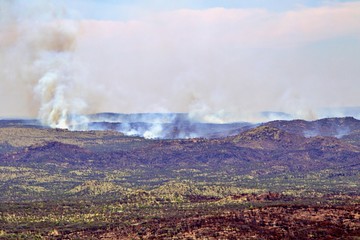 Buschfeuer im australischen Outback