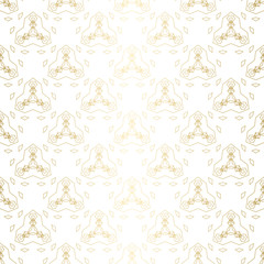 Geometric golden texture pattern. Abstract endless modern design background. Vector illustration eps 10.