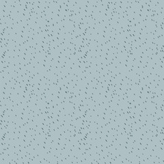 Dot seamless pattern on a blue background. Hand drawn doodle vector illustration. Vector 10 EPS.