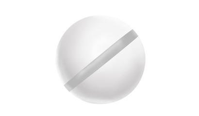 Covid-19 coronavirus medicine pills on white  background, virus infections prevention and protection concept, 3d illustration