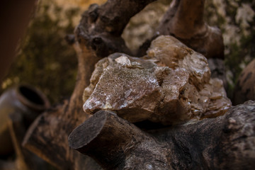 beautiful brown mineral