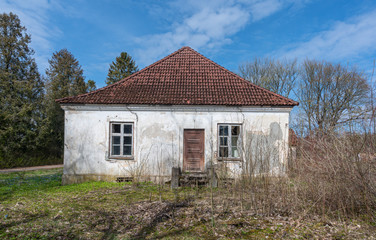 Obraz premium one floor manor estonia europe