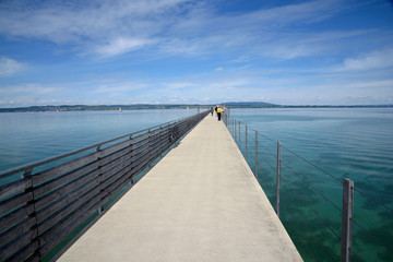 ponton sur le lac de Constance - Suisse