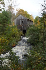 old mill on the river