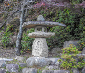 Japanese stone lantern 