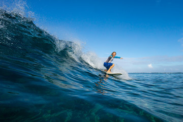 surfing in Mauritius