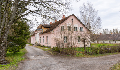 cottage in village europe estonia