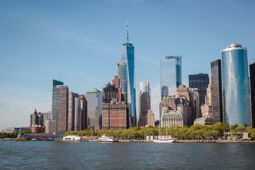 Fototapeta premium View on Manhattan skyline