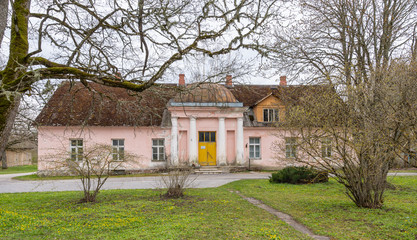 cottage in village europe estonia