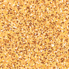 Golden glitter confetti texture background.