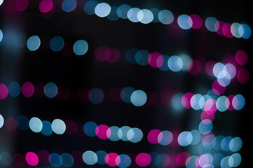 abstract background of colorful bokeh lights