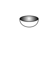 image of bowl isolated on white background