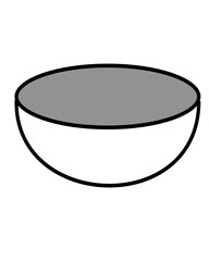 image of bowl isolated on white background