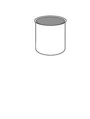 paint can on white background