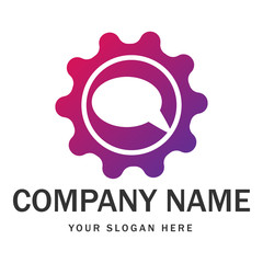 Gear talk logo for company