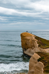 Tunnel beach in New Zealand