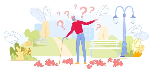 Senile Dementia, Impaired Memory and Thinking.