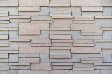 Decorative stones wall