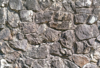 Old castle wall. Stone wall