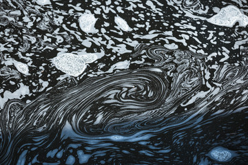 Spring-water foam structures