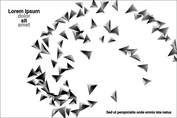 
Triangular background.