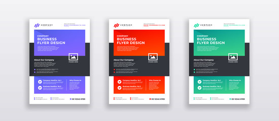 Business Brochure Flyer Design a4 Template. Annual Report, Product sale poster, Company Flyer Design Vector illustration