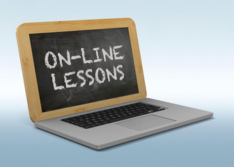 Online Lessons Concept - 3D