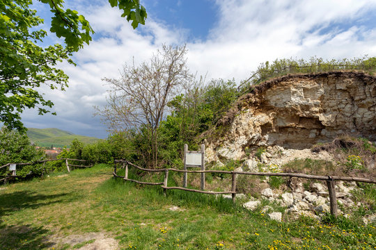 Cave houses in Cserepfalu, Hungary