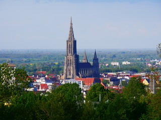 Obraz premium Ulm, Deutschland: Blick aufs Ulmer Münster