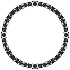 Vintage border. Ideal for vintage label or badge design.