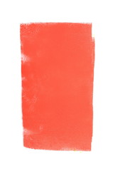 Painting a rough wall with roller. Paint roller leaving stroke of white color over a rustic background. usable for text and messages.