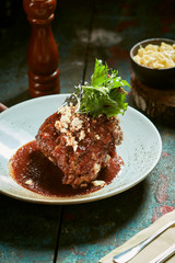 ham hock knuckle eisbein roasted called Codillo