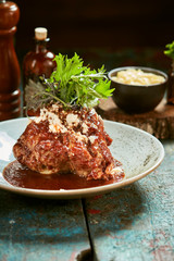 ham hock knuckle eisbein roasted called Codillo