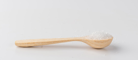 White Powder of Lemon Acid, Clay or Bentonite Texture