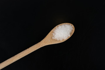 White Powder of Lemon Acid, Clay or Bentonite Texture