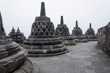 Borobudur (Barabudur) Temple, Java, Indonesia