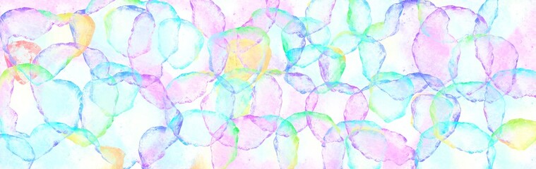 abstract background with colorful ribbons
