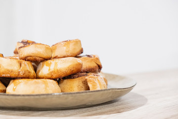 Repostería rollos de canela