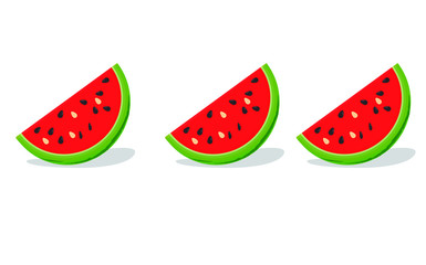 watermelon isolated on white background