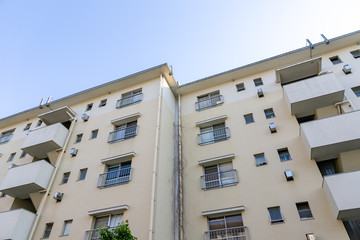 南船橋駅の近くにある団地　千葉県船橋市　日本