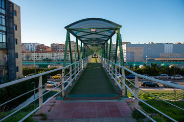 PUENTE SOBRE VIA DEL TREN SALAMANCA MARZO 2019