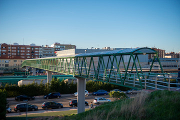 PUENTE SOBRE VIA DEL TREN SALAMANCA MARZO 2019