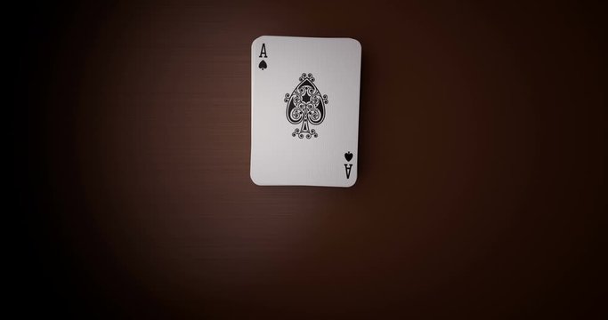 Playing cards fan, 3D animation
