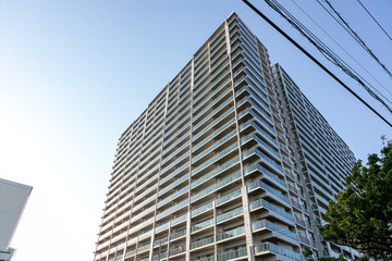 Obraz premium 南船橋駅の近くにある団地 千葉県船橋市 日本