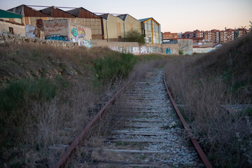 VIA DE TREN ABANDONADA EN SALAMANCA