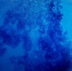 Fototapeta premium Abstract underwater color clouds