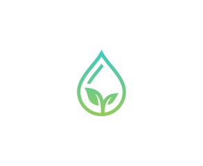 Water drop logo

