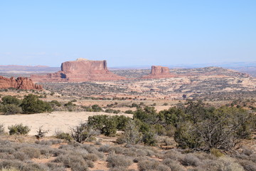 Fototapeta na wymiar Red rock landscape near Moab, Utah