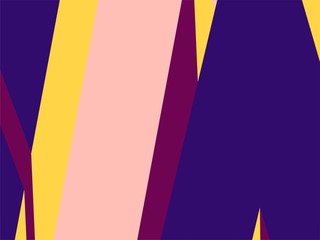Obraz premium Beautiful of Colorful Art Purple and Yellow, Abstract Modern Shape. Image for Background or Wallpaper