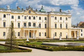 Fototapeta na wymiar Gothic-Renaissance Branicki Palace in Bialystok called Versailles of Podlasie, Poland